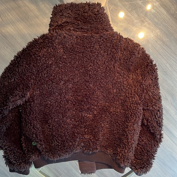 Size XS from H&M black turtle neck teddy bear jacket - Picture 5 of 6